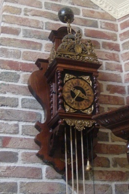 inrichting Haarzelf landen antieke klok, klokken, wandklok, aparte, collectie, te koop