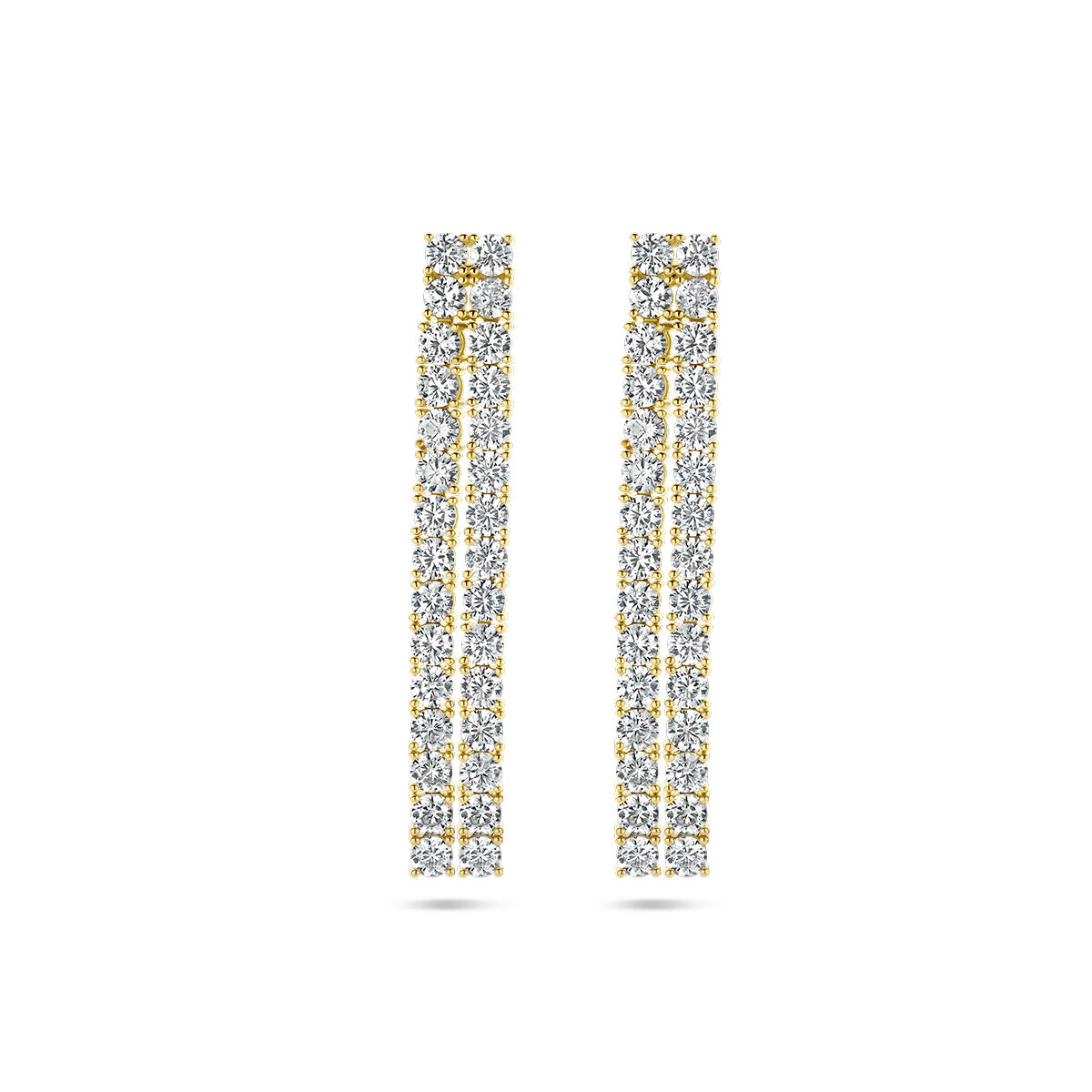 Oorhangers met diamanten voor een stralende en elegante look