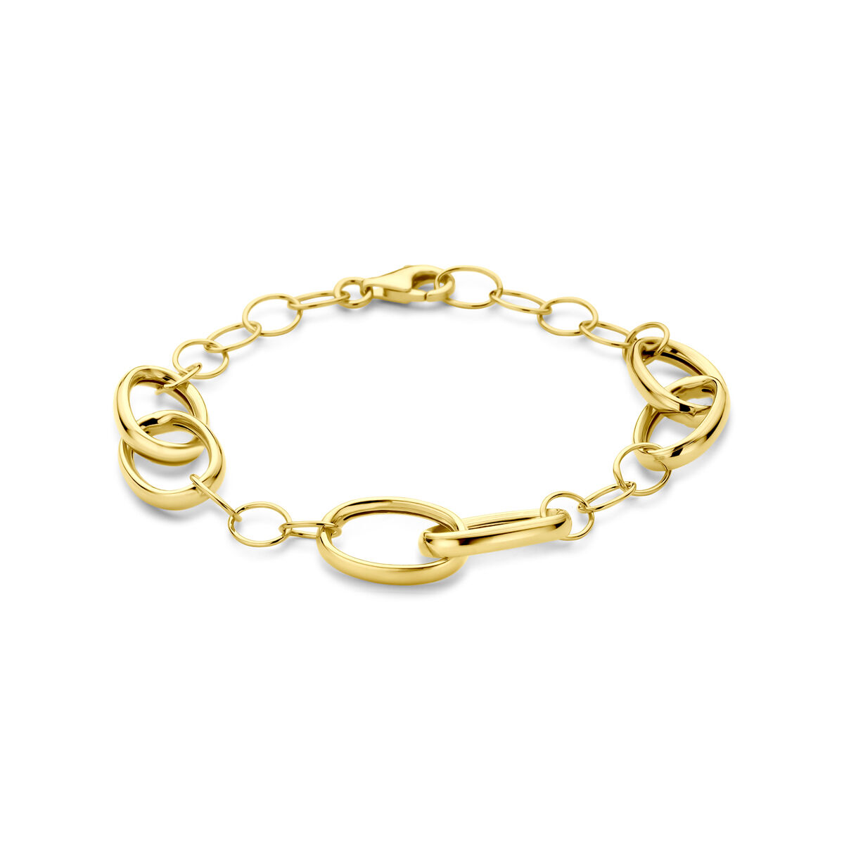 Beeldige geelgouden armband